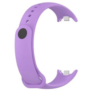 eses Silikónový remienok pre Xiaomi Smart Band 8 a Smart Band 9 - Fialový