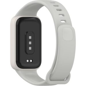 eses Silikónový remienok s rámčekom pre Xiaomi Smart Band 9 Active - Sivý