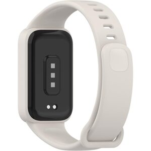 eses Silikónový remienok s rámčekom pre Xiaomi Smart Band 9 Active - Béžový