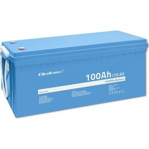 Qoltec Batéria LiFePO4 | 25.6V | 100Ah | 2560Wh | BMS