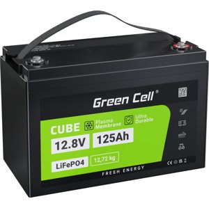GREEN CELL Batéria LiFePO4 125Ah 12.8V 1600Wh