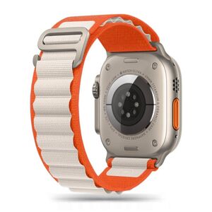 TECH-PROTECT Nylon PRO Remienok pre Apple Watch 44/45/49mm, Krémovo-oranžový