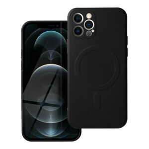 OEM Silikónový Kryt s MagSafe pre iPhone 12 Pro, Čierny