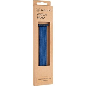 Tactical 755 Pletený prevliekací remienok (veľ. M) pre Apple Watch 38/40/41 mm, Modrý