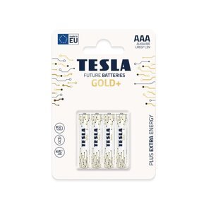 Tesla - batérie AAA GOLD+, 4ks, LR03