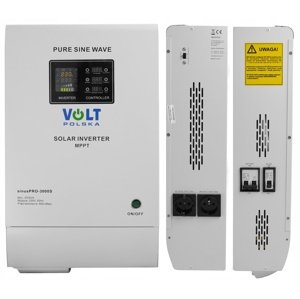 VOLT Solárny menič SINUS PRO 3000S | 48/230V | 2100/3000W + 60A MPPT