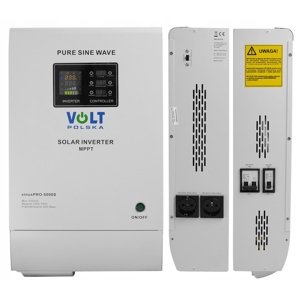 VOLT Solárny menič SINUS PRO 5000S | 48/230V | 3400/5000W + 60A MPPT