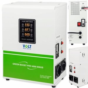 VOLT Solárny menič GREEN BOOST PRO 4000 SINUS | 110-500VDC