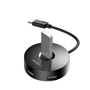 Baseus Redukcia USB-C/ 3xUSB 10cm, Čierna