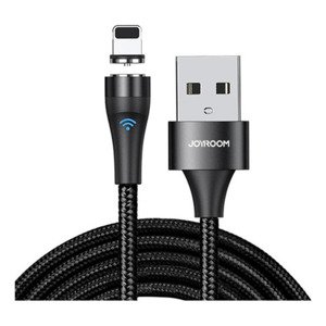 Joyroom Magnetický nabíjací kábel USB-A/ Lightning 1m, Čierny