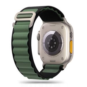 TECH-PROTECT Nylon PRO Remienok pre Apple Watch 44/45/49mm, Zeleno-čierny