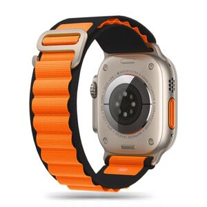 TECH-PROTECT Nylon PRO Remienok pre Apple Watch 44/45/49mm, Čierno-oranžový
