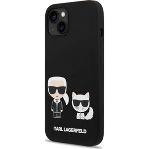Karl Lagerfeld Kryt s MagSafe pre iPhone 14 Plus, Čierny