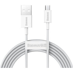 Baseus Superior Kábel USB/ MicroUSB 2A 2m, Biely