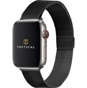 Tactical 333 Loop Magnetický Kovový Remienok pre Apple Watch 1/2/3/4/5/6/7/SE 38/40/41mm, Čierny