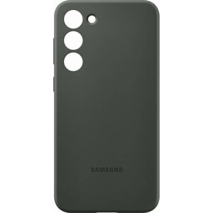 Originál Silikónový kryt pre Samsung Galaxy S23 Plus, Zelený