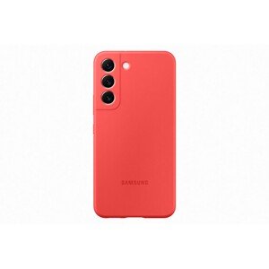 Originál Silikónový kryt pre Samsung Galaxy S22, Červený