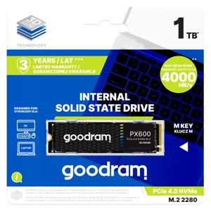 1TB SSD disk Goodram PX600 1TB M.2 PCIe 4.0 x4 NVMe