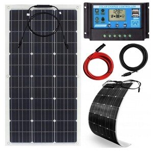 VOLT Fotovoltaický solárny panel Flexible 200W FLEX Mono + regulátor 30A +2 x 5m káble