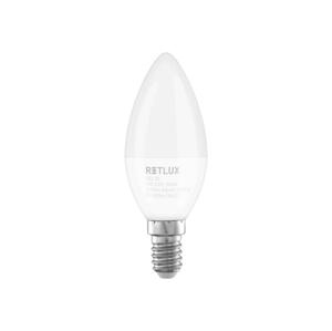 Žiarovka LED E14 5W C37 biela teplá RETLUX REL 35 4ks