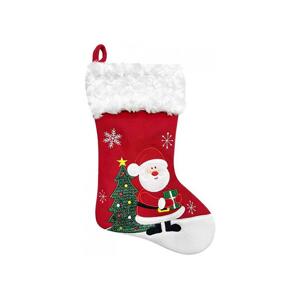 Dekorácia vianočná MagicHome ponožka Santa SL8091336X