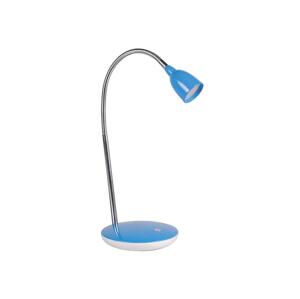 LED stolní lampička, 2.5W, 3000K, podstavec, modrá barva