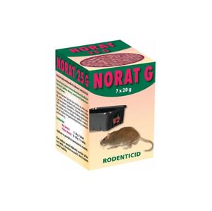 Granule proti myšiam, potkanom a potkanom AgroBio Norat G 140g