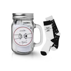 Darčekový pohárik s ponožkami ORION Maznáčikovia 0,45l
