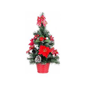 Dekorácia vianočná MagicHome - červený stromček 41cm SL8091563X