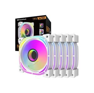 Súprava PC ventilátorov DARKFLASH INF24 ARGB 5v1 White
