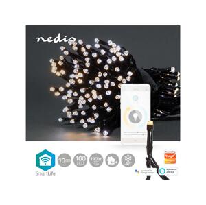 Smart LED vianočný reťaz NEDIS WIFILX02W100 10m WiFi Tuya