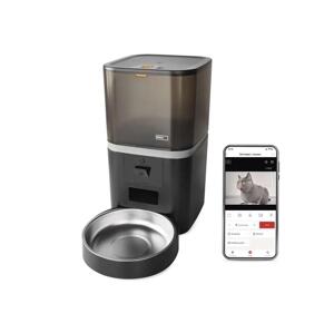 Smart automat na krmivo EMOS Pet Care s kamerou, 6 l, čierny, Wi-Fi Tuya