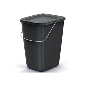 Kôš odpadkový COMPACTA Q FLAP BASIC čierný 9l