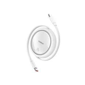 Kábel BASEUS Free2Draw USB-C/USB-C 1m White 100W