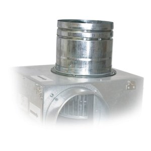 ventilátor GFK 125 krbový s klapkou (VENTS)