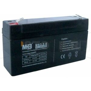 akumulátor PB 6V/3,2Ah MHB VRLA AGM (HDX)