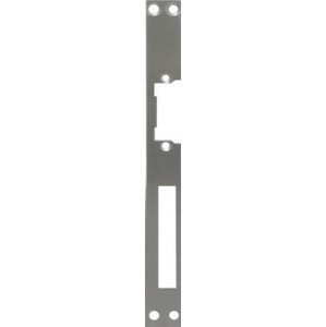 Lišta zámková 250mm dlhá obojstranná asymetrická sivá INOX (Openers&Closers)