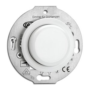 Retro smievač pre LED 3-35W, 7-110W/VA, biely porcelán (THPG)