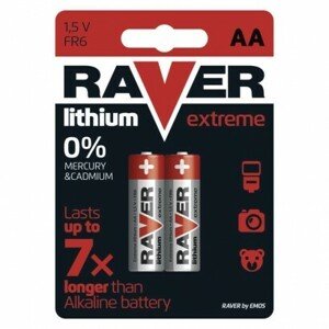 Lítiová batéria RAVER FR6 (AA) (EMOS)