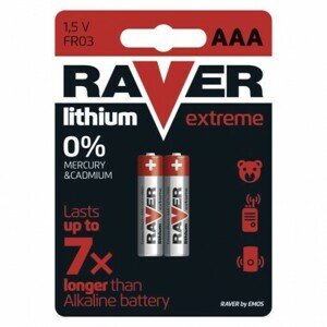 Lítiová batéria RAVER FR03 (AAA) (EMOS)