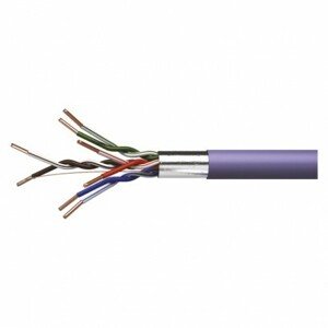 Kábel FTP Cat.5E LSZH drôt (cena za 1m) balenie 305m (EMOS)