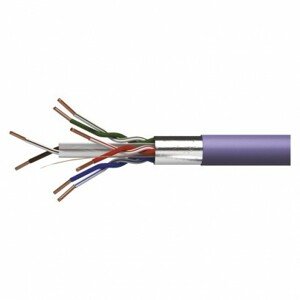 Kábel FTP Cat.6 LSZH drôt (cena za 1m) balenie 500m (EMOS)
