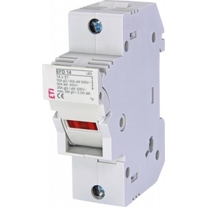 Poistkový odpojovač EFD 14 1-pólový 50A 690V pre CH14 gG/aM s LED indikátorom (ETI)