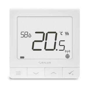 termostat SQ610 programovatelný, ultratenký so snímačom vlhkosti  biely  (Salus)