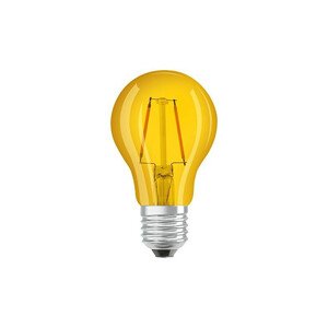 Žiarovka farebná LED 2,5W, E27, žltá, CLA15  240V (OSRAM)