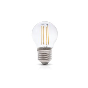 žiarovka LED 4W, E27 - G45, 2700K, 470lm, Ra 80, stmievateľná vláknová (Kobi)