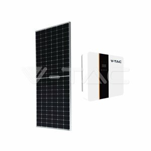 Komplet solárna sada 5kW (11x450W 35mm) s 5kW 1F hybridným meničom (V-TAC)