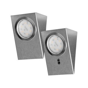 Under-cabinet LED light with a touchless switch, 2.5W, 180lm, 4000K, INOX
