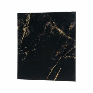 Ozdobný panel Glass univerzálny, univerzálny, lesklý mramor čierna/zlatá farba (ORNO)