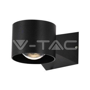 5W LED nástenné svietidlo 3000K čierne IP65 VT-1179 (V-TAC)